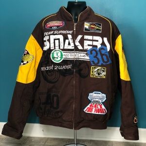 Vintage Streetwear Racing Jacket men’s XL patches